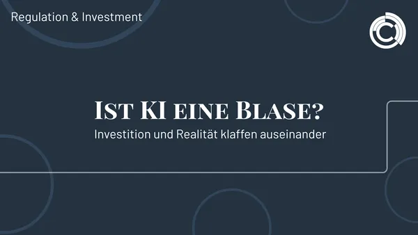 Ist KI eine Blase? Investition und Realität klaffen auseinander