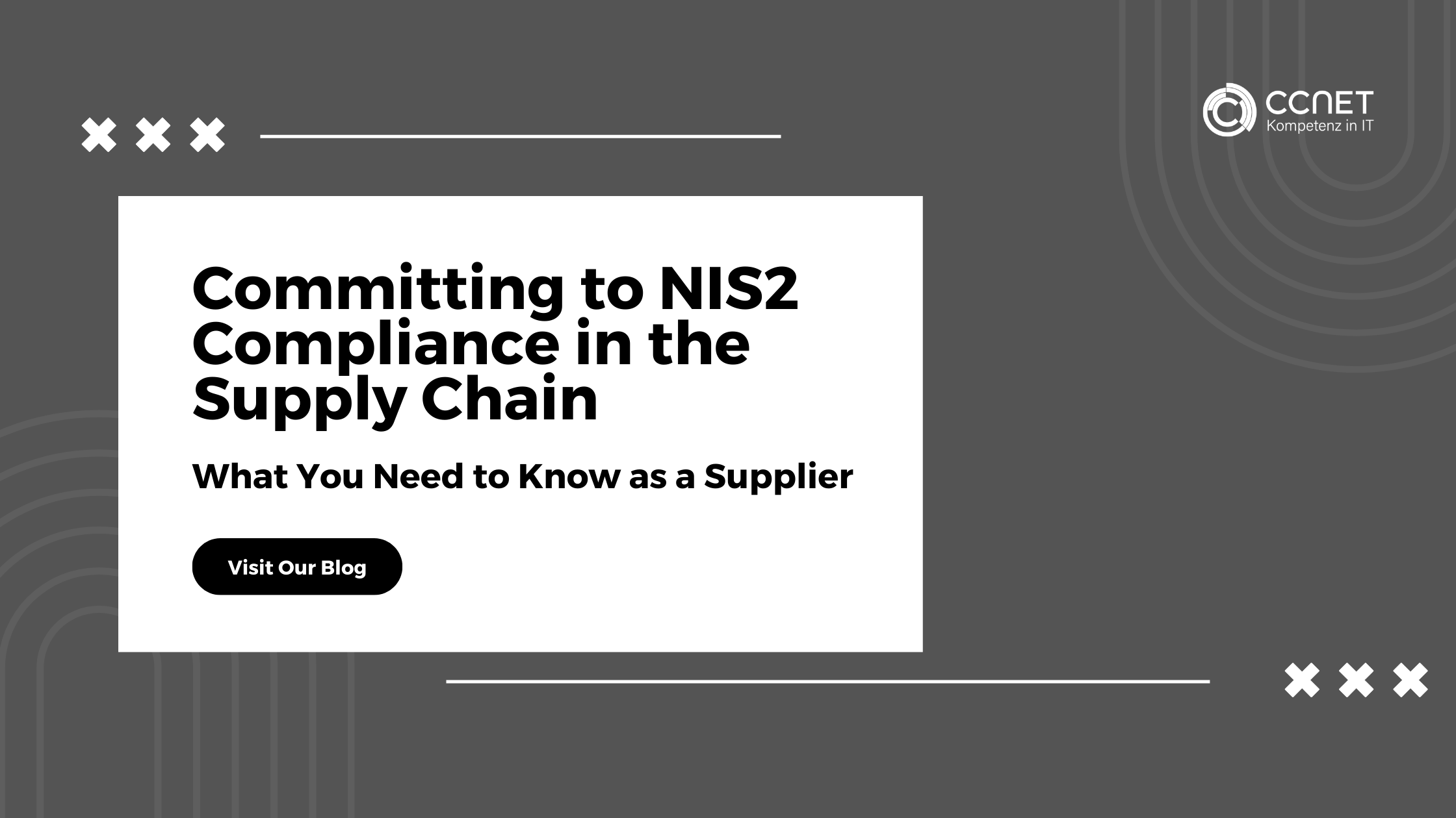 Committing to NIS2 Compliance in the Supply Chain: What You Need to Know as a Supplier