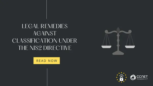 Legal Remedies against Classification under the NIS2 directive