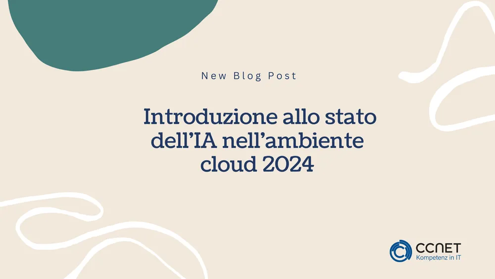 Introduzione allo stato dell'IA nell'ambiente cloud 2024
