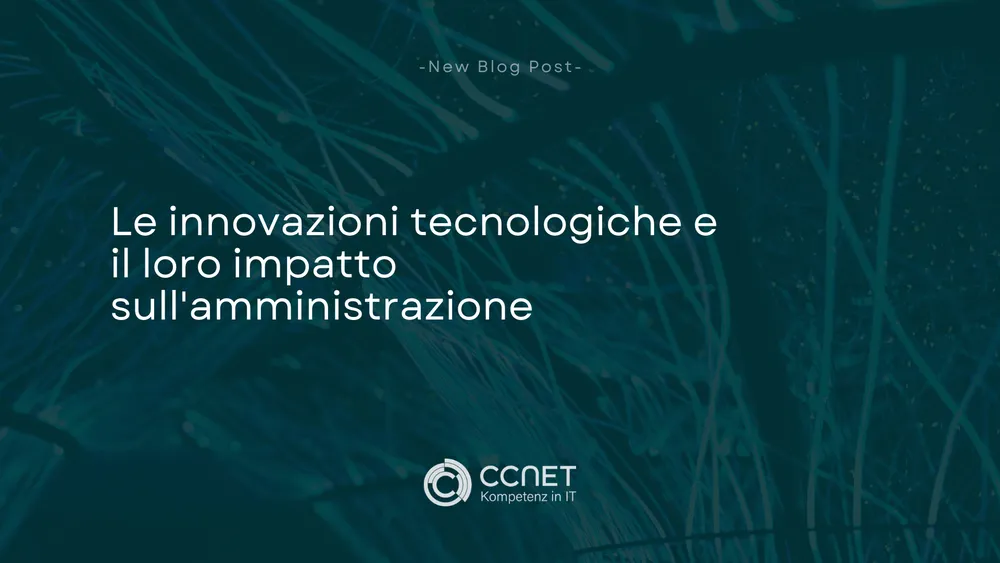 Innovazioni tecnologiche e i loro effetti sulla gestione