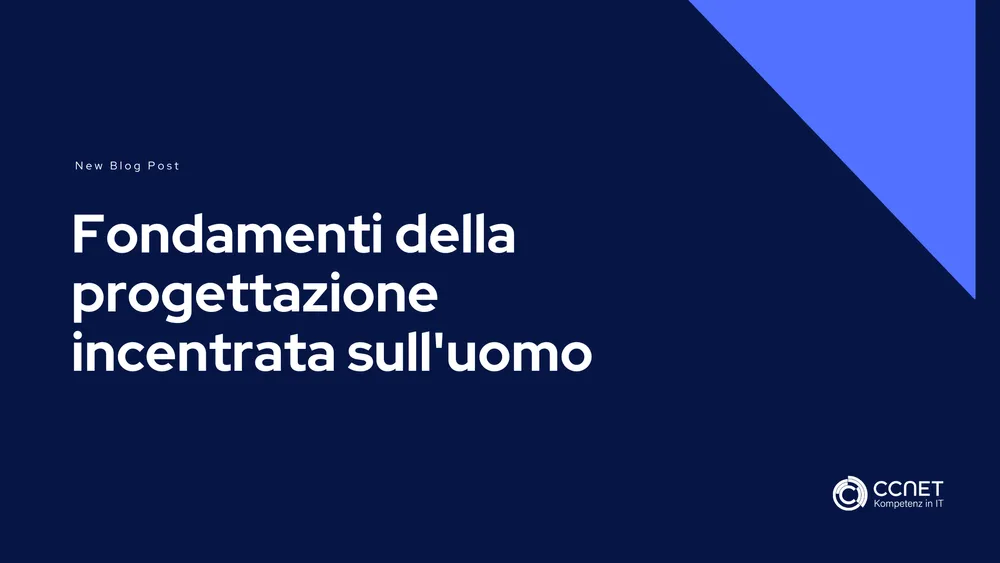 Fondamenti della progettazione incentrata sull'uomo