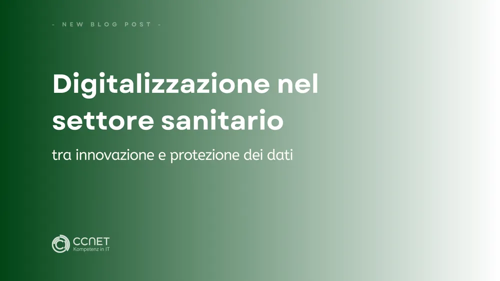 Digitalizzazione nel settore sanitario: tra innovazione e protezione dei dati.
