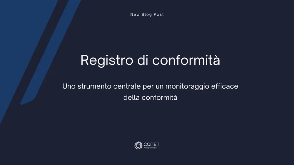 Registro di conformità: Uno strumento centrale per un monitoraggio efficace della conformitià
