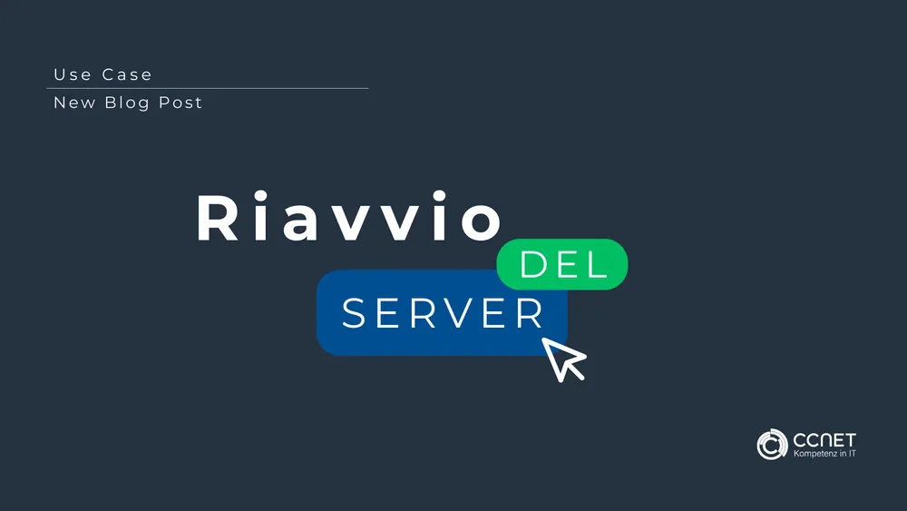 Case d'uso: Servizi gestiti IT - Riavvio del server