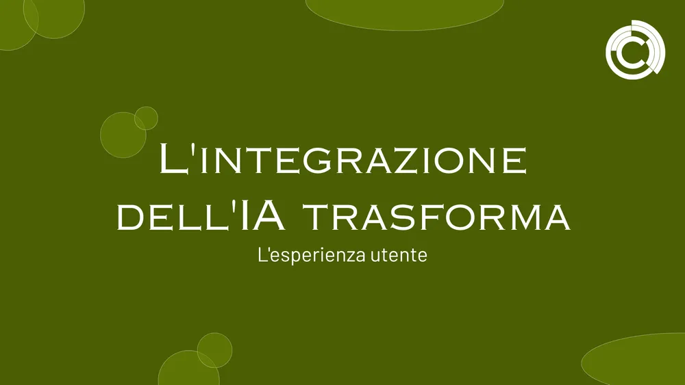 L'integrazione dell'IA trasforma l'esperienza utente