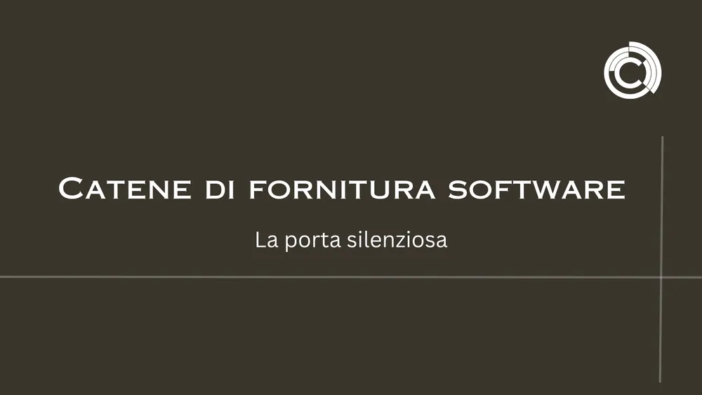 Catene di fornitura software La porta silenziosa