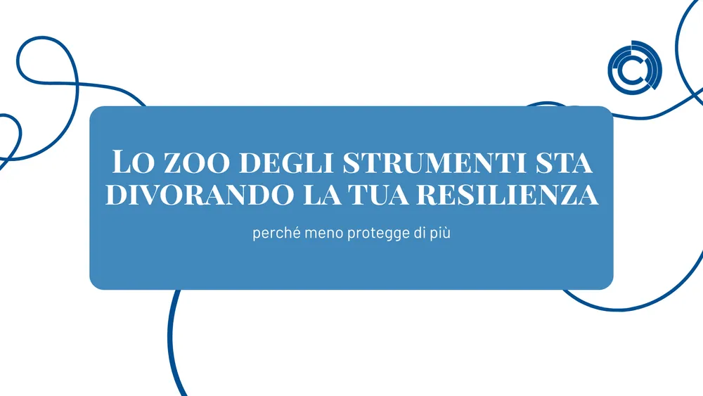 Lo zoo dei tool sta divorando la vostra resilienza