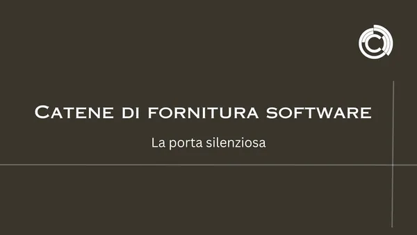 Catene di fornitura software La porta silenziosa