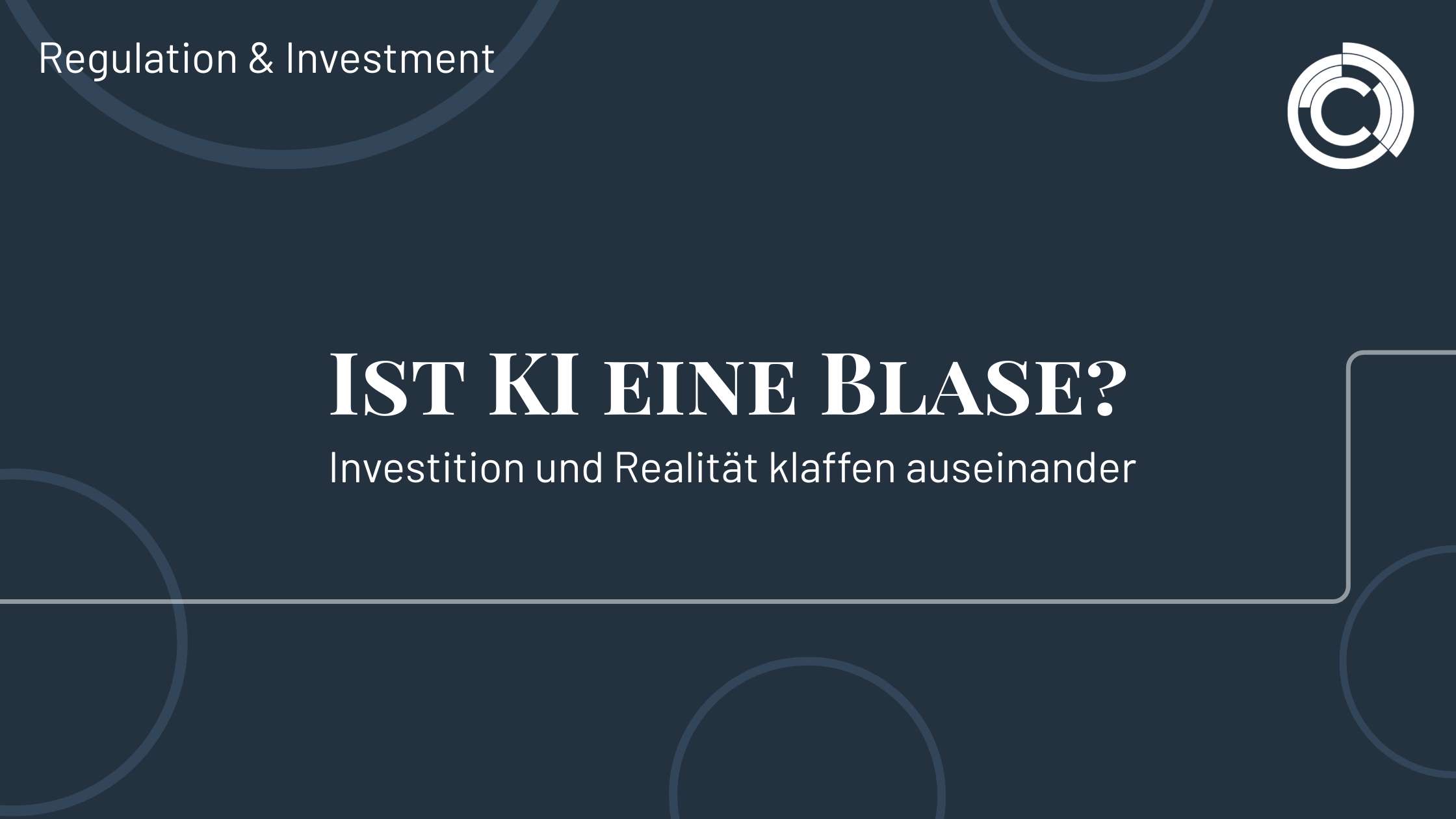 Ist KI eine Blase? Investition und Realität klaffen auseinander