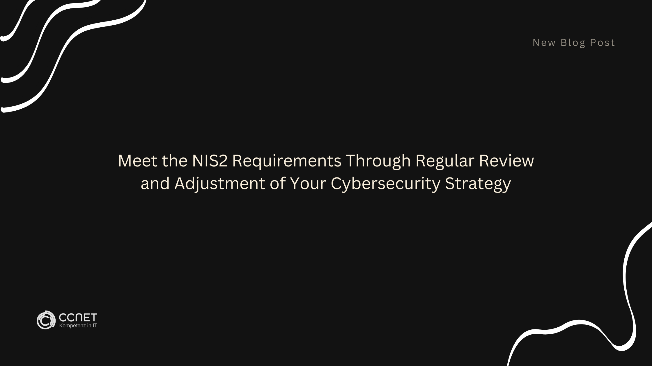 Meet the NIS2 Requirements Through Regular Review and Adjustment of Your Cybersecurity Strategy
