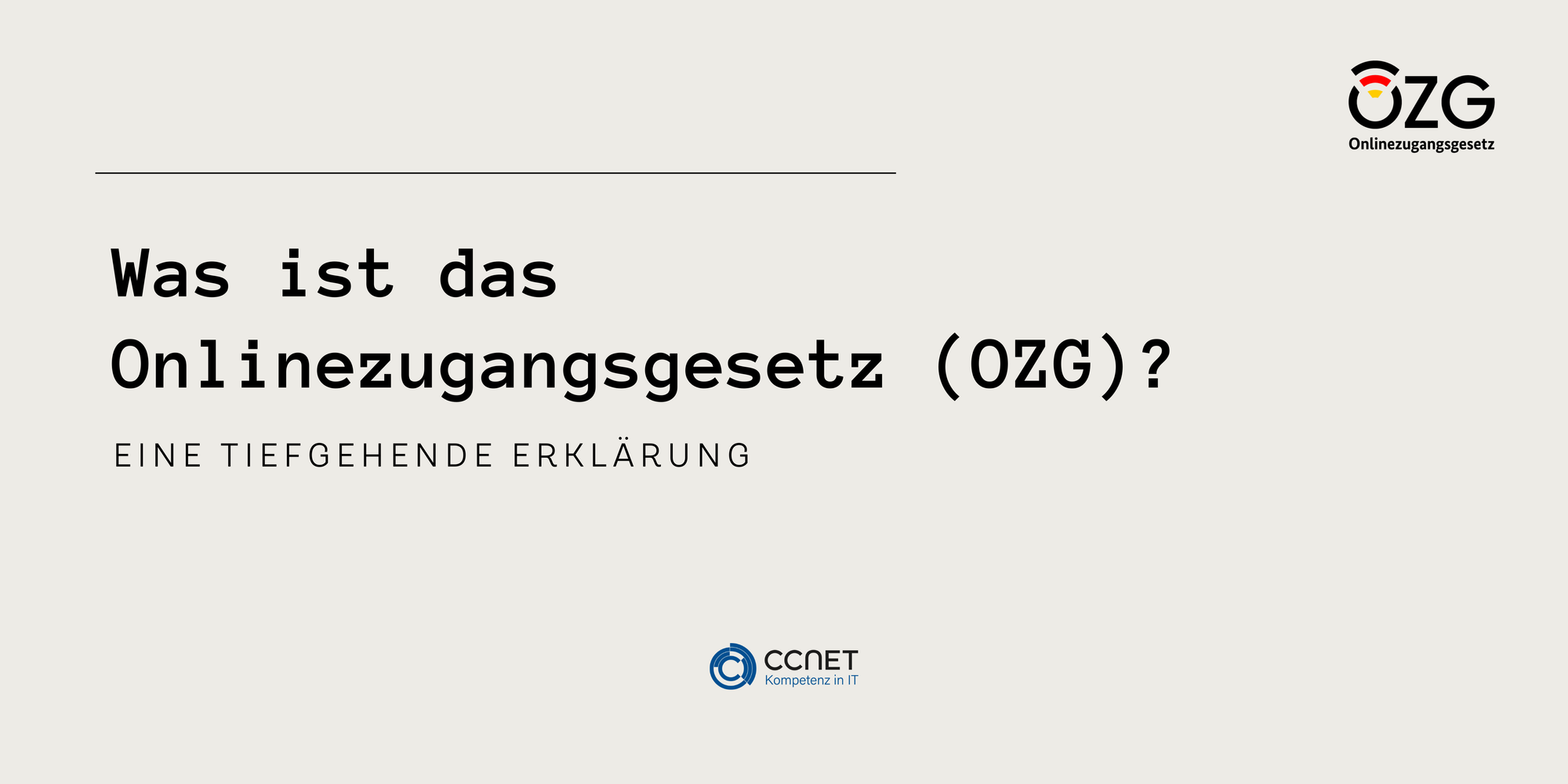 Was ist das Onlinezugangsgesetz (OZG)? Eine tiefgehende Erklärung