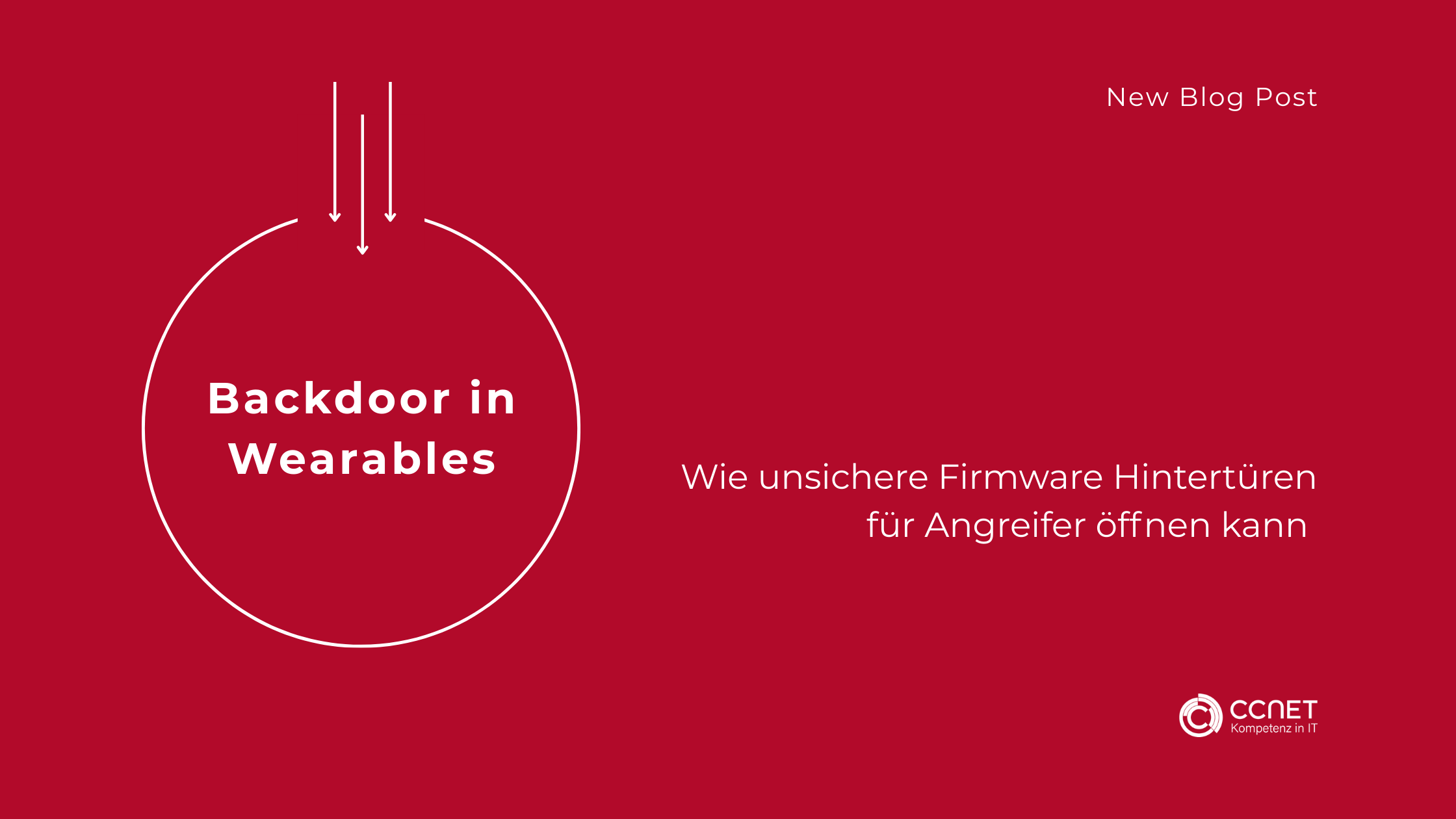 Backdoor in Wearables: Wie unsichere Firmware Hintertüren für Angreifer öffnen kann