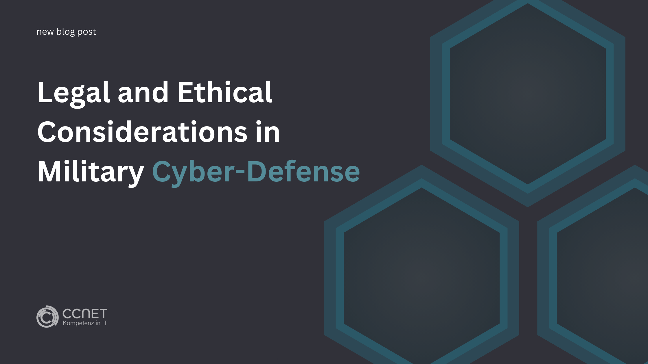 Legal and Ethical Considerations in Military Cyber Defence