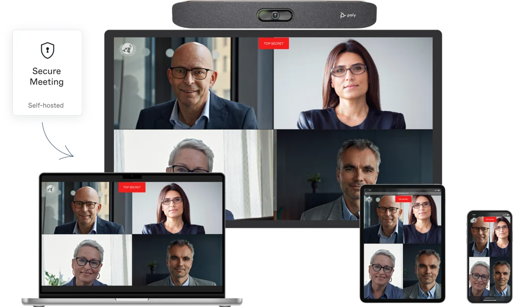Sichere Konferenzen auf verschiedenen Plattformen